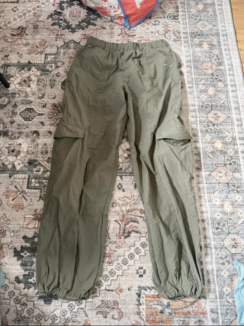 Men's Olive Green Cargo Jogger Pants by Wild